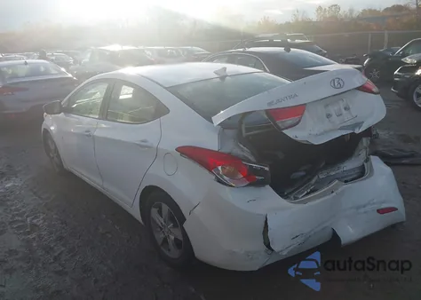 2013 Hyundai Elantra Gls z USA, uszkodzony, nr VIN 5NPDH4AE4DH360764